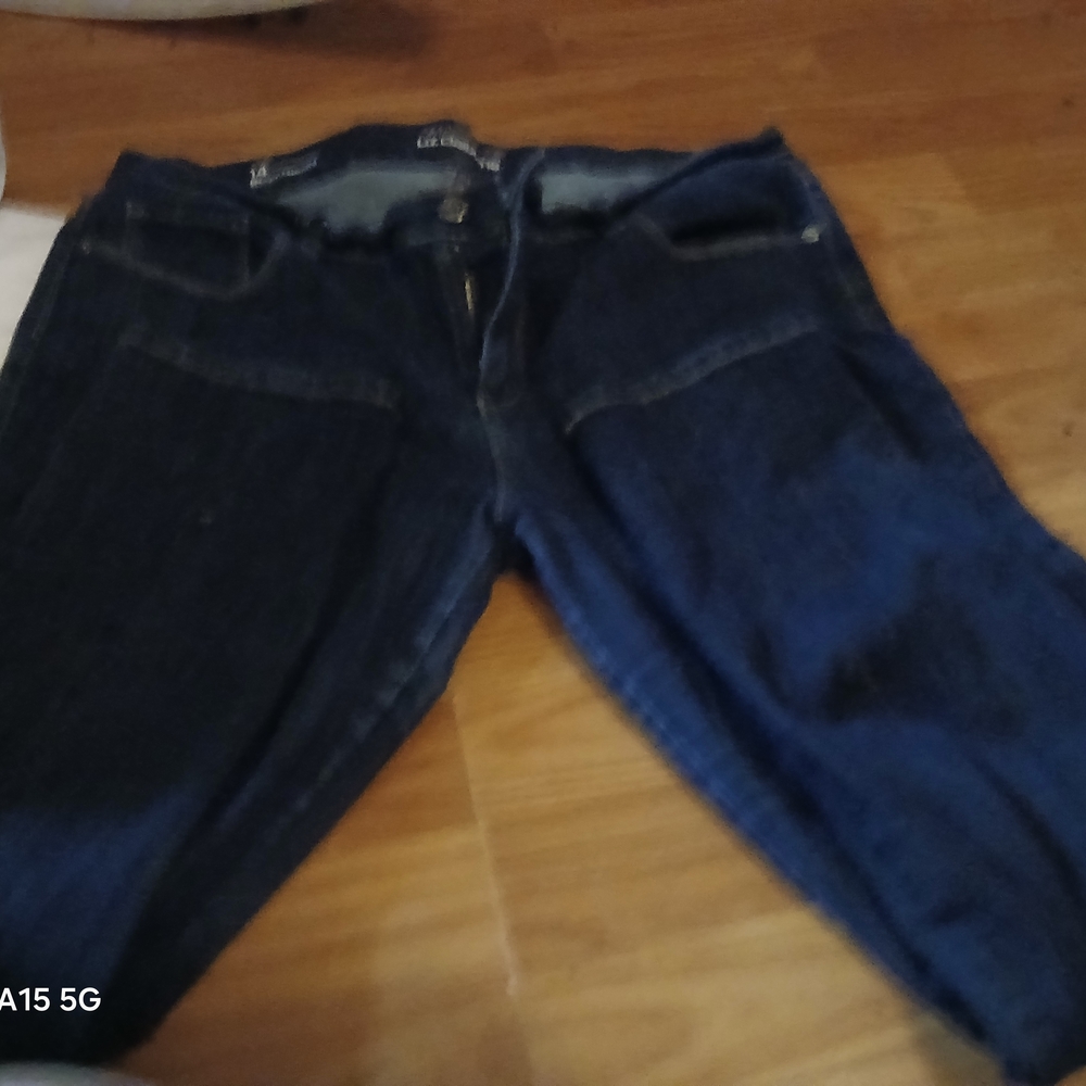 Liz Claiborne Dark Blue Straight Leg Jeans